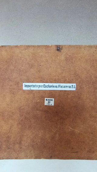 Caja estilo maleta de madera y metal