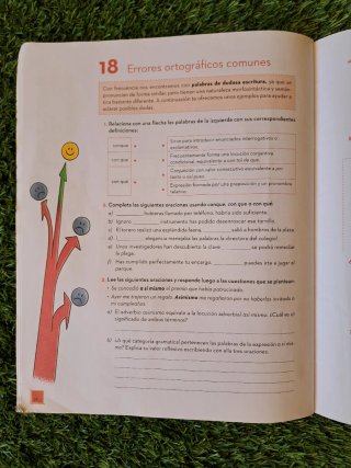 Ortografía Libro de Trabajo 2 ESO Lengua Castellan