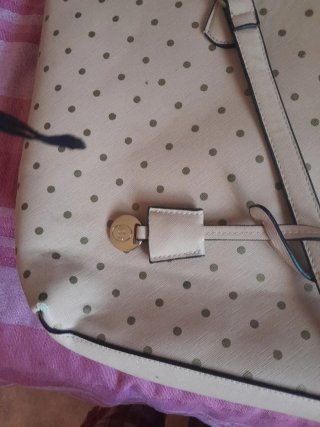 Bolso grande de lunares