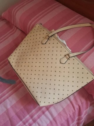 Bolso grande de lunares