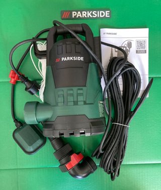 Bomba Sumergible PARKSIDE PETPK 400A1 agua limpia