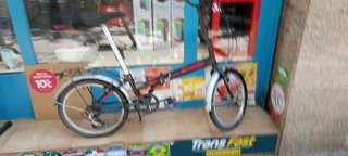 Bicicleta Plegable Negra