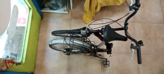 Bicicleta Plegable Negra