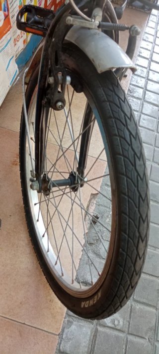 Bicicleta Plegable Negra