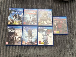 Lote de 7 Juegos PS4
