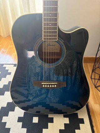 Guitarra Electroacústica Ibanez Azul PF15ECE