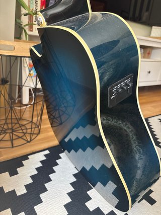 Guitarra Electroacústica Ibanez Azul PF15ECE