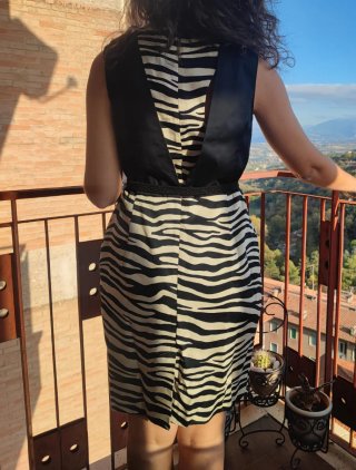 Abito donna zebrato