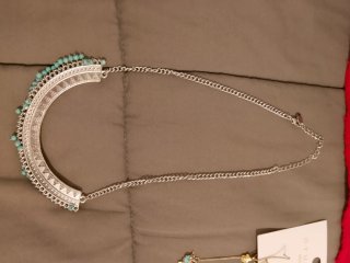 Lote Pendientes y Colgante Plata Turquesa