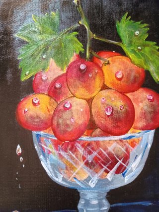 Dipinto Frutta in Ciotola Studio Parrilla
