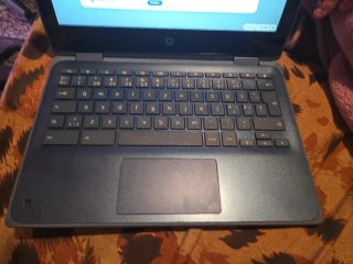 HP Chromebook blu