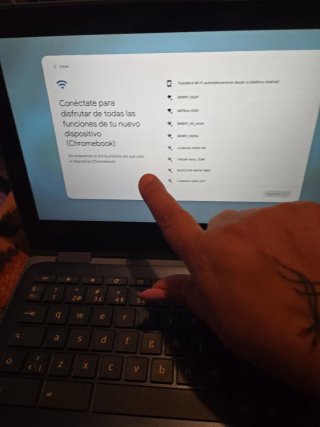 HP Chromebook blu