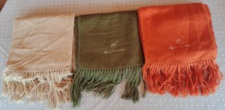 3 Sciarpe in Alpaca Boliviana