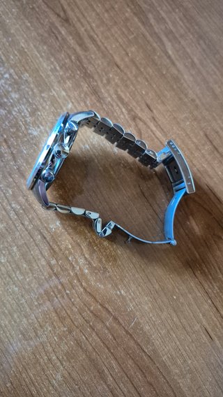 Orologio Fossil Uomo Nero Argento