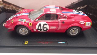 HWET6258 Hot Wheels Elite Ferrari Dino 246 GT Le