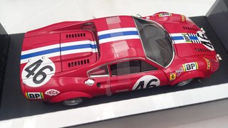 HWET6258 Hot Wheels Elite Ferrari Dino 246 GT Le