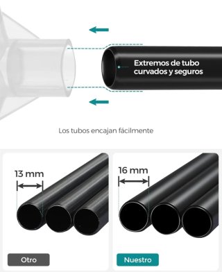 Armario de tela SONGMICS azul/gris