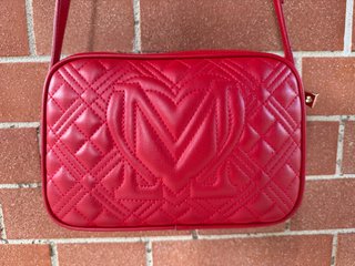 Borsa LOVE Moschino trapuntata rossa