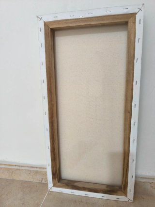 Óleo Original Paisaje con Compuerta Canal (60x30)