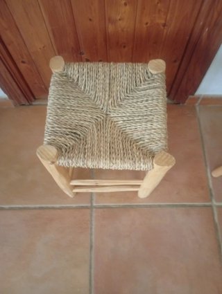 Taburete Marroquí Madera y Nea