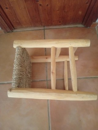Taburete Marroquí Madera y Nea