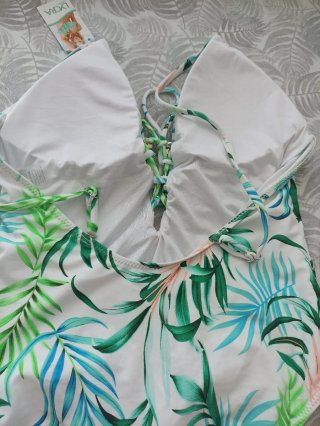 Bañador estampado tropical
