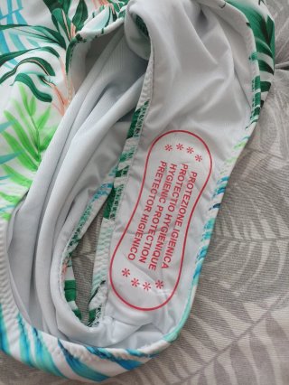 Bañador estampado tropical