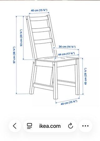 Silla de cocina IKEA Nordviken. VENTA URGENTE!