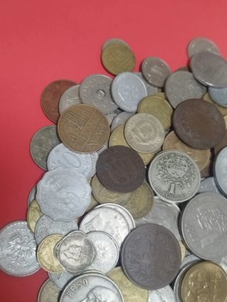 Lote 180 Monedas Extranjeras Variadas