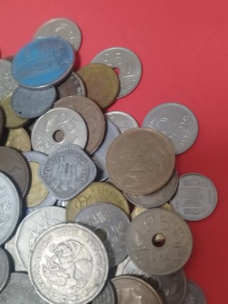 Lote 180 Monedas Extranjeras Variadas