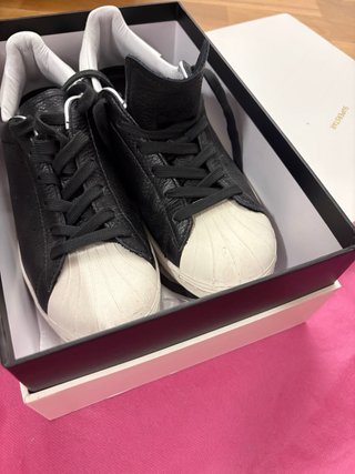 Adidas Superstar Pure piel Negras Talla 38.5