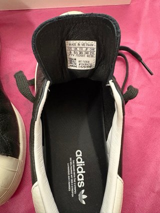 Adidas Superstar Pure piel Negras Talla 38.5