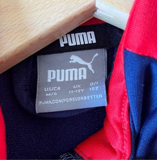 Chaqueta Puma Oficial Negra y Roja
