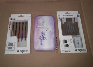 Nuovo lotto DSi XL. Custodia + 5 matite + protezioni