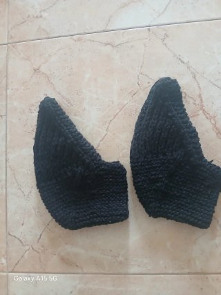 Calcetines tobilleros lana hechos a mano