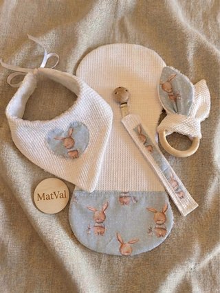 Lote Baberos Bebé Algodón Estampados