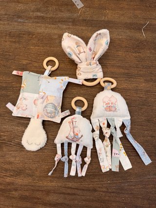 Lote Baberos Bebé Algodón Estampados