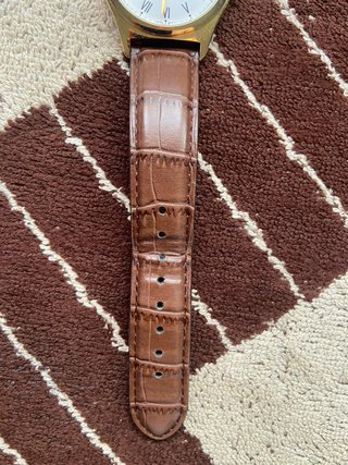 Reloj Casio Dorado Correa Marrón