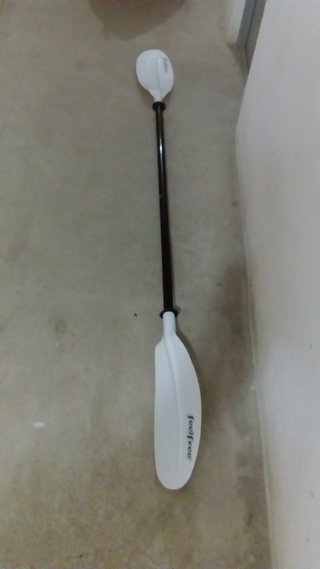 Kayak,  pala y chaleco