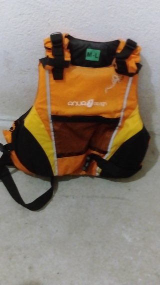 Kayak,  pala y chaleco