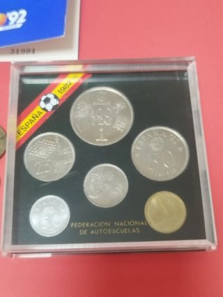 Lote monedas pesetas España!