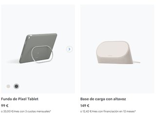 Tableta Google Pixel con Base de Carga