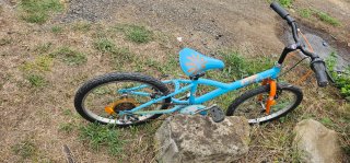 Bicicleta infantil negra