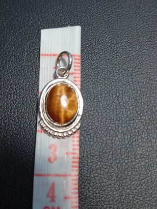 Colgante Plata Ley Ojo de Tigre