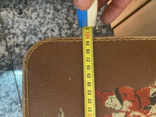 Maletín infantil antiguo con dibujo