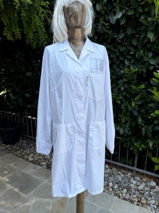 Camici medico o laboratorio bianco TG. S/M/L