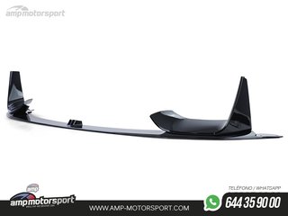 SPOILER DELANTERO LOOK M-PERFORMANCE PARA BMW M3 F80 M4 F82/83 NEGRO BRILLO