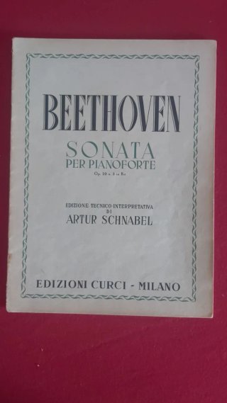 Spartiti Beethoven: Sonate e Egmont 1949-'57