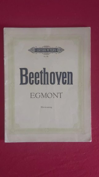 Spartiti Beethoven: Sonate e Egmont 1949-'57