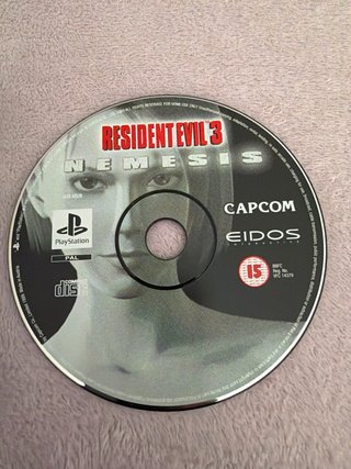Resident Evil 3 Nemesis PS1 Pal Uk